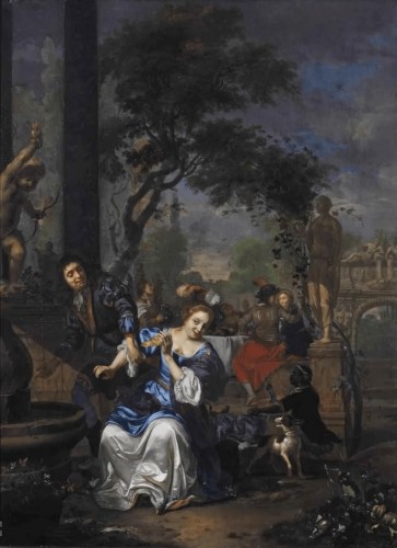 Une allégorie de l'amour - Carel De Moor (1655 - 1738)