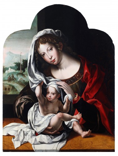 La Vierge à l'Enfant - Pauwel Coecke van Aelst (1530 - 1568) - Jan Muller