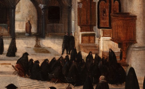 Paintings & Drawings  - Hendrik van Steenwijck (1550 - 1603) - Interior of a church