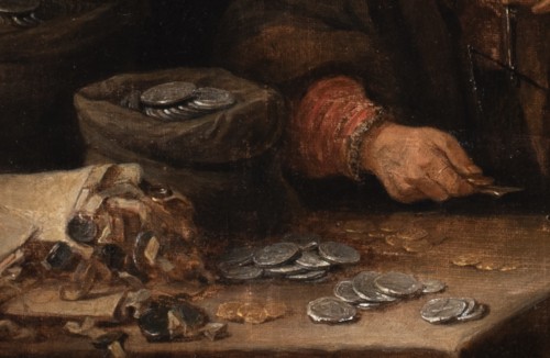  - Les changeurs - Attribué à Gérard Thomas (1662 - 1721)
