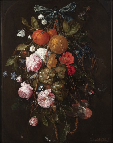 A still life of fruits and flowers - Cornelis de Heem (1631-1695) - Paintings & Drawings Style 
