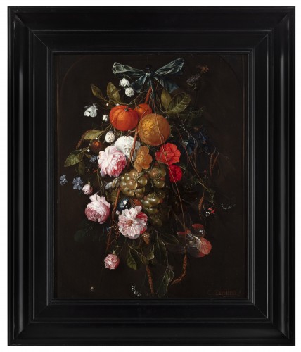 Paintings & Drawings  - A still life of fruits and flowers - Cornelis de Heem (1631-1695)