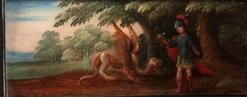 Furniture  - Cabinet with scenes from Metamorphoses - Antwerp School, 17th century