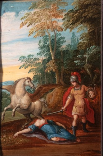 Cabinet with scenes from Metamorphoses - Antwerp School, 17th century - 