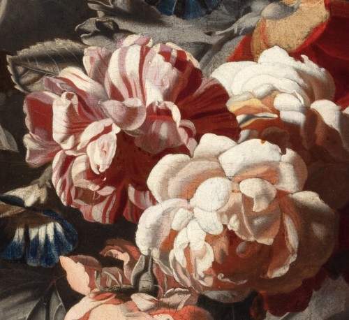  - Une nature morte avec des fleurs et une montre de poche - Simon Pietersz. Verelst