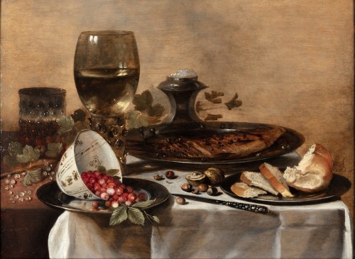 Pieter Claesz (vers 1596-1661) - Nature morte au roemer et au hareng fumé - Jan Muller