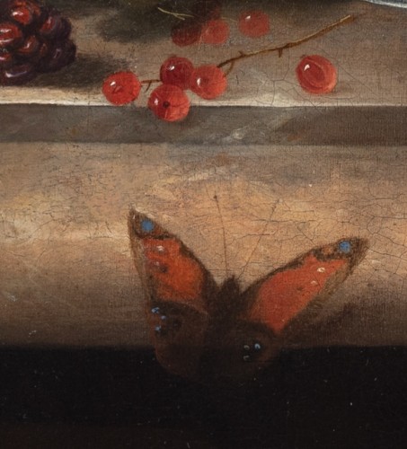 Nature morte à la corbeille de fruits - Barend van der Meer (1659-1703) - Tableaux et dessins Style 