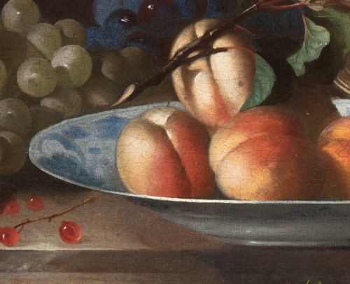 XVIIe siècle - Nature morte à la corbeille de fruits - Barend van der Meer (1659-1703)