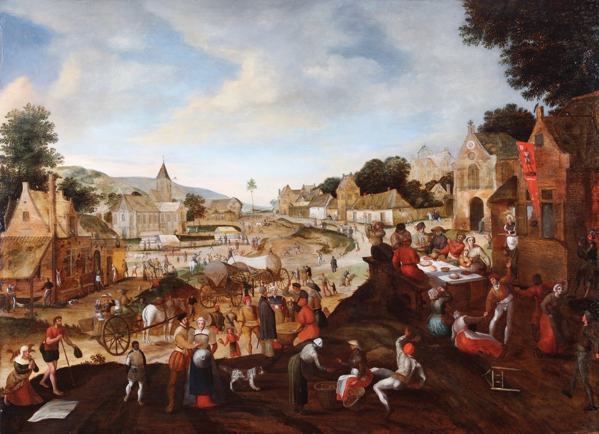 Gillis Mostaert (1534-1598) - Village Feast
