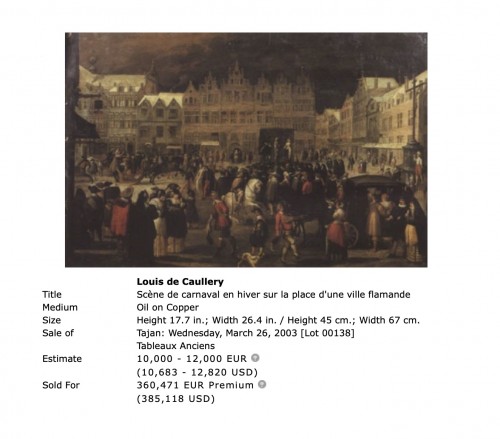 Antiquités - La fête de mariage de Louis de Caullery (vers 1580–1621)