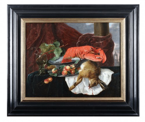 Jan Fijt, still life with lobster (Antwerp 1611-1661 Antwerp) - Paintings & Drawings Style 