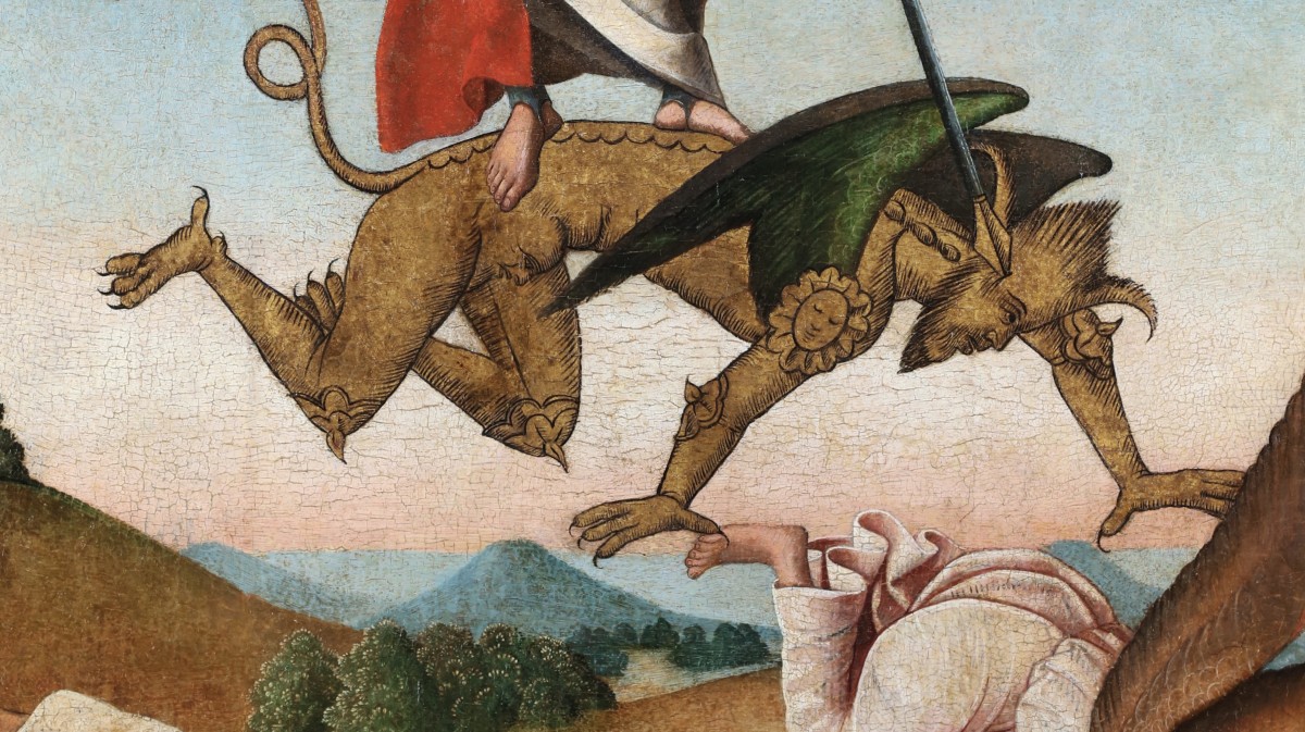 Des Diables Et Des Saints Histoire Vraie Saint Michel terrassant le diable - XVIe siècle - N.87957