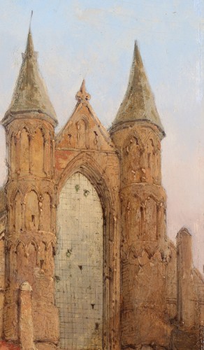  - Church of St-Nicholas in Ghent- Lewis John Wood (1813-1901)