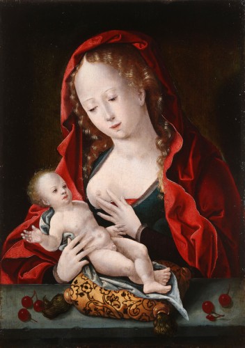 Vierge à l'Enfant, cercle de Joos van Cleve