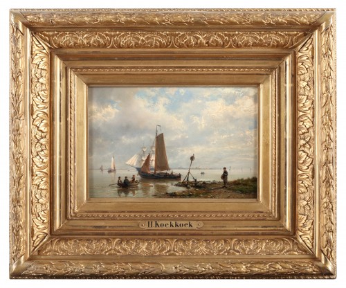Navires près du rivage & Navires en eau libre - Hermanus Koekkoek (1815-1882) - Jan Muller