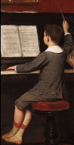 La leçon de musique - Albert Roosenboom (1843-1875) - 