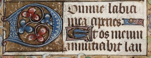 XIe au XVe siècle - Bréviaire français représentant l'annonciation