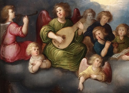 XVIIe siècle - L'adoration - Louis de Caullery (ca. 1580-1621)