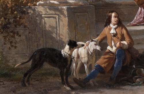  - The return from the hunt - Jozef Moerenhout (1801 - 1875)