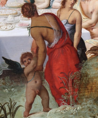Paintings & Drawings  - The arrival of Neptune - Adriaen van Stalbemt  (1580-1662) 