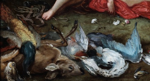 XVIIe siècle - Diane endormie - Jan Brueghel II et Hendrik van Balen I