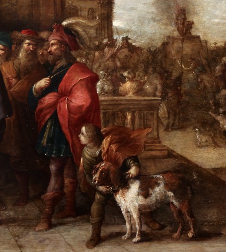 Croesos showing Solon his treasures - Frans Francken II (1581-1642)  - 