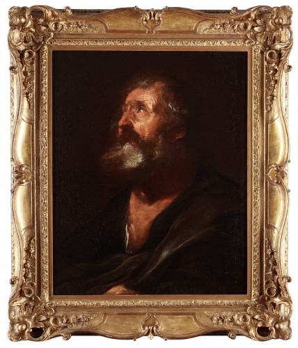 Paintings & Drawings  - Portrait of an apostle  - Giovanni Francesco Barbieri (1591-1666) workshop