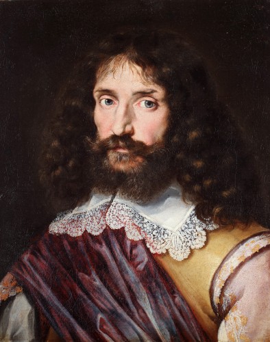A portrait of a Gentleman - Attributed to Giovanni Bernardo Carbone