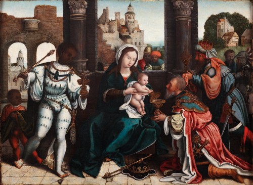 L'adoration - Cercle de Bernard van Orley (1525-1549)