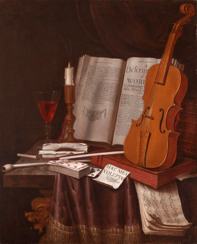 A Vanitas Still life - Evert Collier (1642-1708)