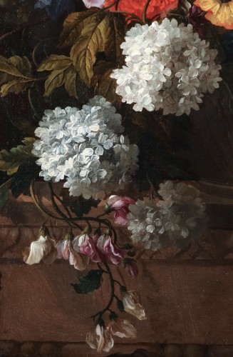 Flowers in a stone vase -  Jean-Baptiste Monnoyer (1636-1699) - 