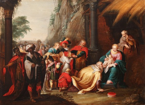 Adoration of the Magi - Cornelis de Baellieur (1607 - 1671)