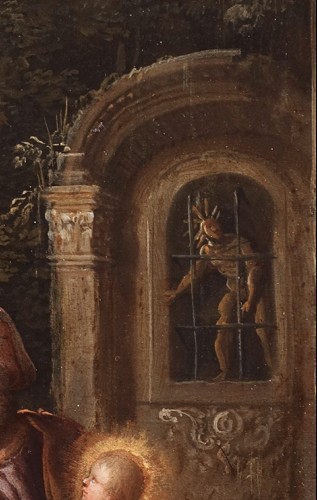 La fuite en Egypte - Vincent Malo (vers 1605- vers 1650) - Jan Muller