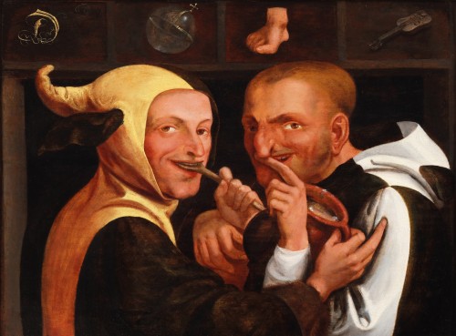 Le monde nourrit beaucoup d'imbéciles - Ecole flamande du XVIe siècle