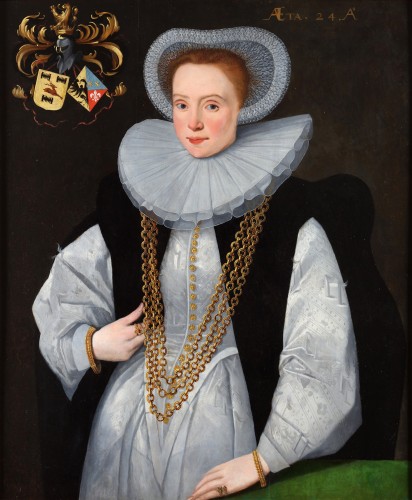 Paintings & Drawings  - Portrait of Hylck or Edwer van Cammingha - 17th century