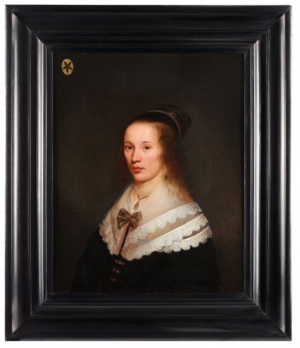 Paintings & Drawings  - Portrait of Madame Berch of Dordrecht - Jacob Gerritsz Cuyp (1594- 1651/52)
