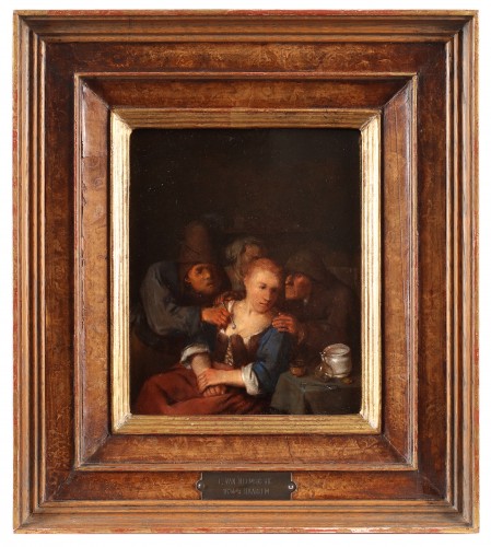 Paintings & Drawings  - The Seduction -Egbert van Heemskerck (1634–1704)