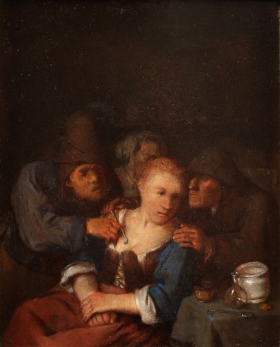 La séduction - Egbert van Heemskerck (1634-1704) - Jan Muller