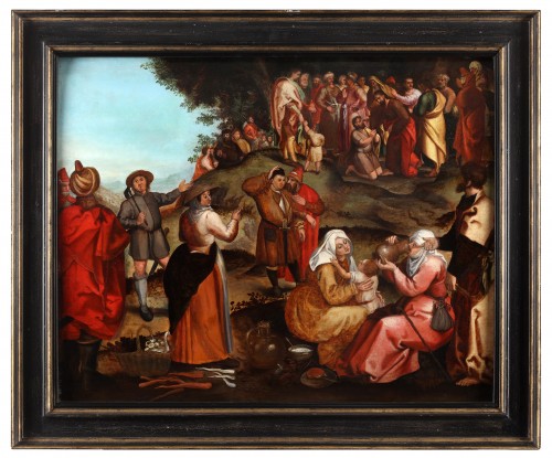 Christ healing the Blind man - Crispin van den Broeck (1524-1591) - Paintings & Drawings Style 
