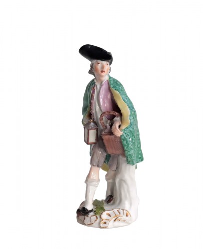 The bottle seller, Cries of Paris in Meissen porcelain circa 1754