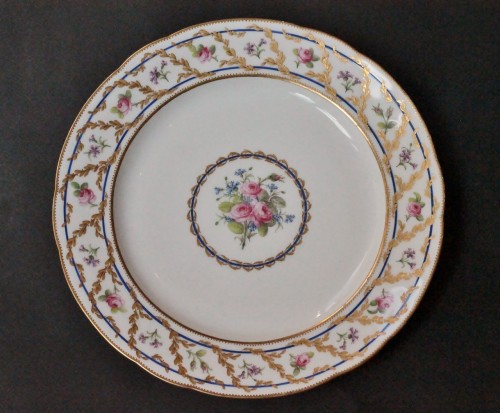 Part of a Sèvres porcelain service, circa 1785 - 