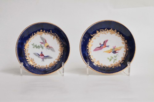 Deux tasses "mignonette" en porcelaine tendre de Vincennes vers 1752-1754 - JM Béalu & Fils