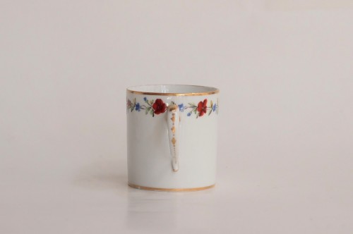 Sèvres soft-paste porcelain cup with revolutionary decor, 1793 - 