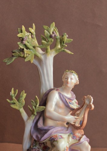 Meissen porcelain group, Apollo with pyton snake, circa 1750 - Louis XV