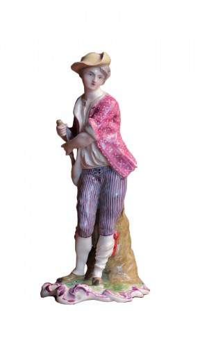 Gardener in Niderviller faience, 18th century