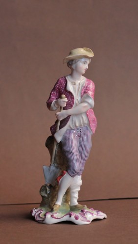 Gardener in Niderviller faience, 18th century - Louis XV