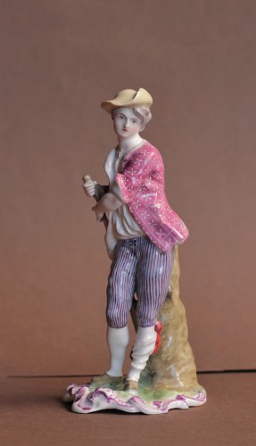 Louis XV - Gardener in Niderviller faience, 18th century