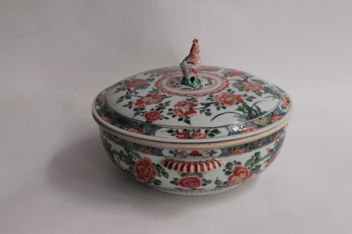17th century - Round Terrine from Famille Verte