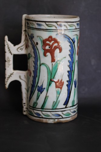 Louis XIV - Iznik ceramic jug, 17th century