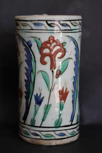 Antiquités - Iznik ceramic jug, 17th century